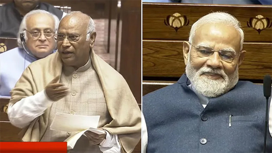 देवेगौड़ा जी ने मोहब्बत हमसे की और शादी मोदी जी के साथ कर ली', राज्यसभा में बोले खड़गे, PM भी न रोक सके हंसी