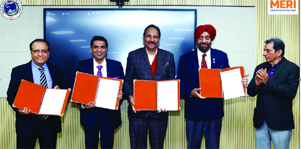 स्पेस क्षेत्र में कार्य करने के लिए एमईआरआई और एसआईए के बीच समझौता 