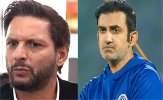 IND vs PAK मैच से पहले शाहिद अफरीदी और गौतम गंभीर आमने-सामने