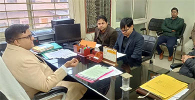 प्रबंध निदेशक ने सबस्टेशन 33/11 केवी लाइन एवं ट्रांसफॉर्मर की कार्यप्रणाली की गहन समीक्षा 