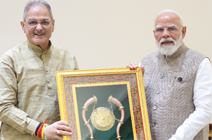 राज्यपाल गुप्ता ने प्रधानमंत्री से  हिमाचल से संबंधित मामलों पर चर्चा की 