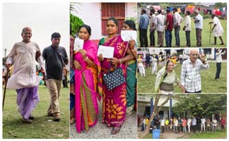 बंगाल में सुबह 11 बजे तक 41.11 % मतदान, मुर्शिदाबाद में धरने पर बैठे हुमायूं कबीर