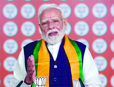कितनी ही बड़ी सत्ता मिल जाए हमारा मूल मार्ग सेवा का रहेगाः मोदी