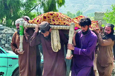 पाक ने अफगानिस्तान पर फिर किया हवाई हमला