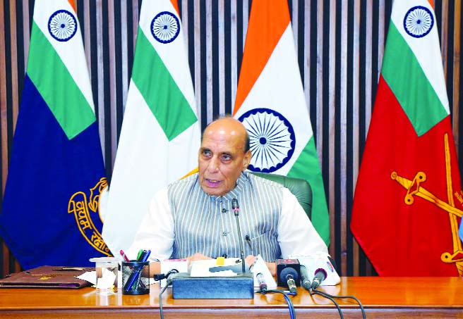 सशस्त्र बलों के राष्ट्रमंडल खेलों के पदक विजेता खिलाड़ी सैनिक और चैंपियन का बेहतरीन मेल : राजनाथ 