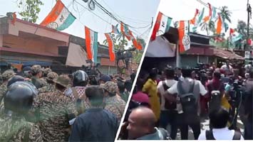बंगाल के दक्षिण 24 परगना में तनाव, फाल्टा और हसीमनगर में सड़कों पर प्रदर्शन कर रहे लोग, बोले- TMC कार्यकर्ता धमका रहे