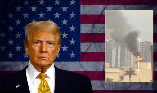 ईरान ने किया भीषण हमला, इराक के बगदाद में अमेरिकी दूतावास पर दागी मिसाइल, धू-धू कर जला हेलीपैड और कैम्पस