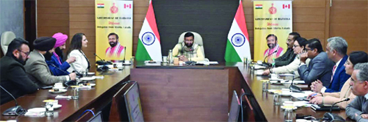 हरियाणा-कनाडा में निवेश, नवाचार व कौशल विकास पर हुई चर्चा 