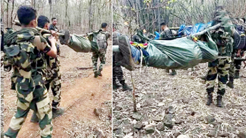 बीजापुर में सुरक्षा बलों ने 6 नक्सलियों को किया ढेर, मुठभेड़ के बाद AK-47 और INSAS समेत भारी हथियार बरामद